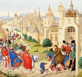 Entrance of Queen Isabeau of Bavaria into Paris, June 20, 1389, from 